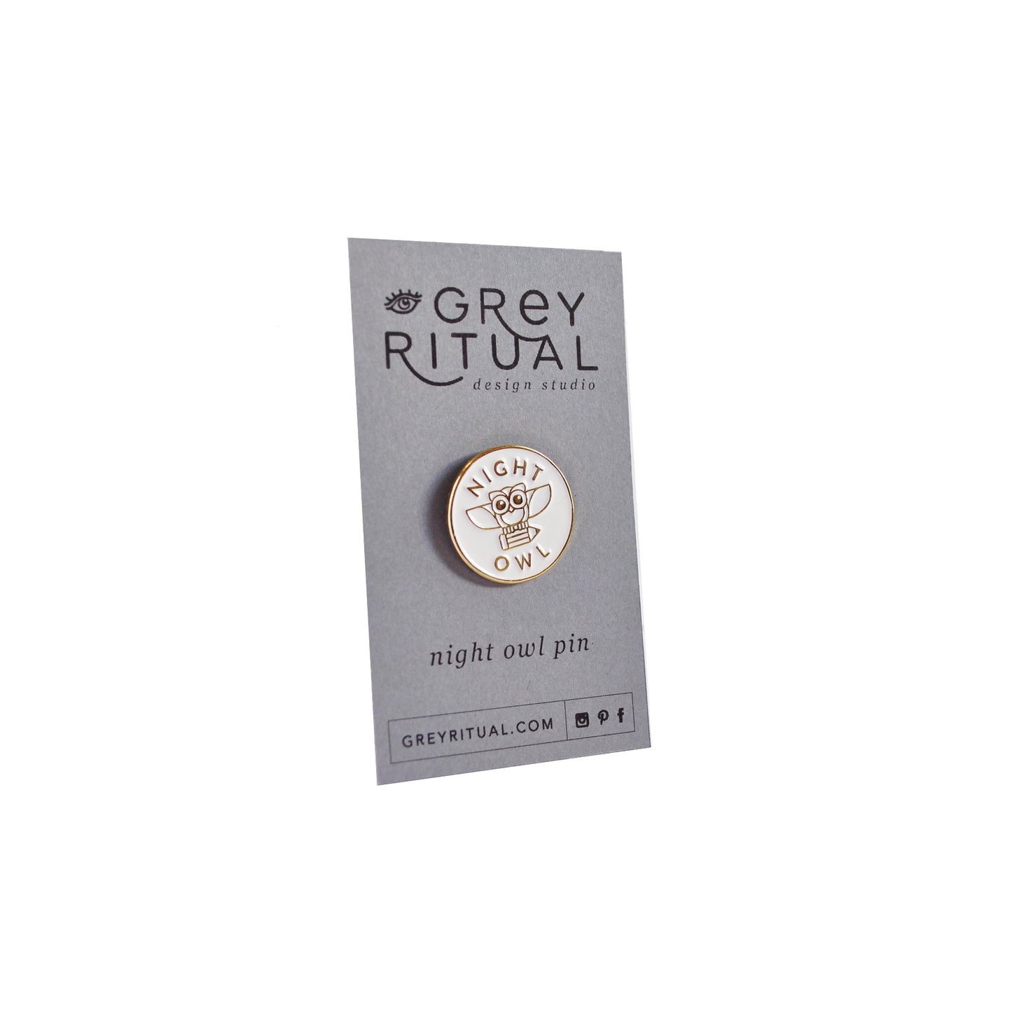 Night owl pin