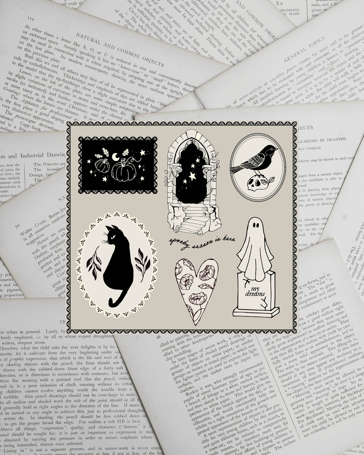 Dark Shadows Sticker Sheet