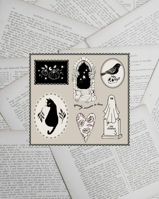 Gothic Archive Sticker Sheet