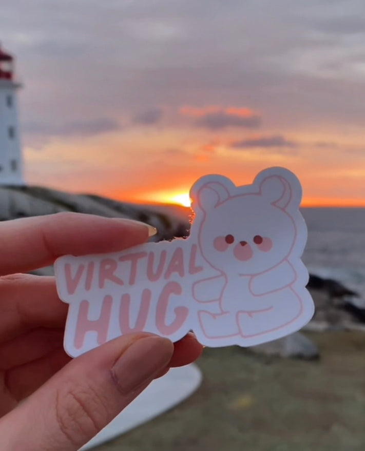 Virtual Hug Sticker