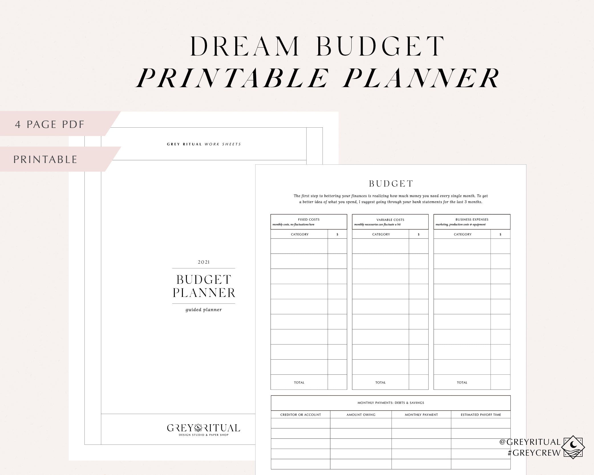 Dream Budget Planner